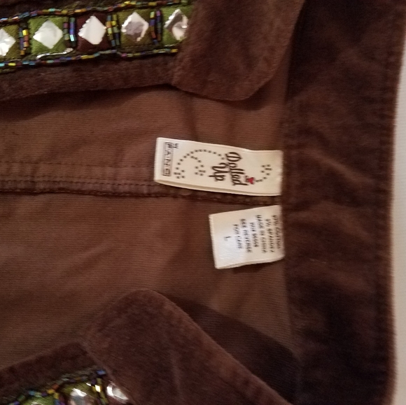 Women's velvet crop top jacket! - Picture 4 of 8